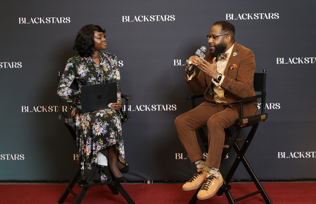 Afua Osei interview Marcus Green at the balckstars summit